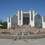 Bishkek - communist looking building