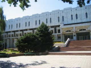 Bishkek - communist looking building