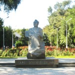 Bishkek-park and statue