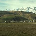 Tien-Shan Mountains from Jannat Regency Bishkek