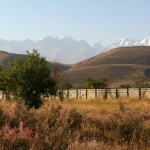 Tien-Shan Mountains from Jannat Regency Bishkek