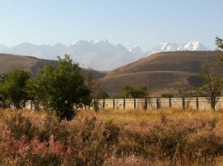 Tien-Shan Mountains from Jannat Regency Bishkek