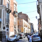 Street near Piazza Dante, Catania