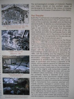 Info on the Roman theatre and Odeon