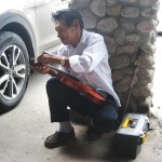 El Valle- Sunday market-musician