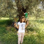 Chiara, my new friend, the girl that gave up her own room and bed for me