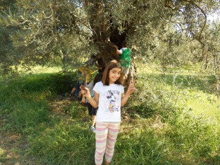 Chiara, my new friend, the girl that gave up her own room and bed for me