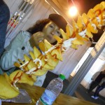 Potatoes on a stick at Ottobrata Zafferanese