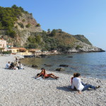 Beach at Isola Bella, Sicily