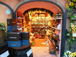 Vine store in Taormina