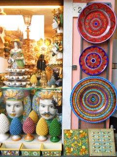 Taormina ceramic store