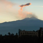 View of Etna from Taormina