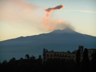 View of Etna from Taormina