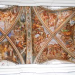 Ceiling in the Cathedral I got locked in Lipari Aeolian Islands