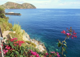 View from Giardino sul Mare Lipari Aeolian Islands