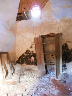 One room in the old house Alcantara Gorge