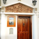 Entrance door to a home in Savoca