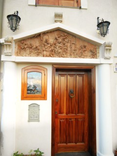 Entrance door to a home in Savoca