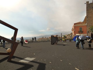 Mount Etna Eruption Taormina Nov 23, 2013