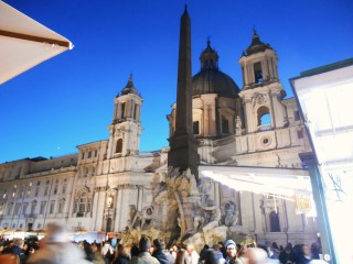 Rome, Piazza Navona ready for Christmas