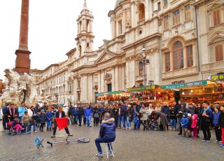 Rome, Piazza Navona ready for Christmas